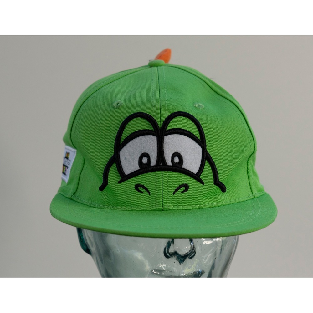 Nintendo Yoshi Snapback Hat Men's Green Universal Studios Super Nintendo World